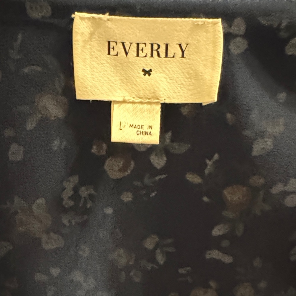 Everly Navy Floral Mini Dress - Picture 6 of 6